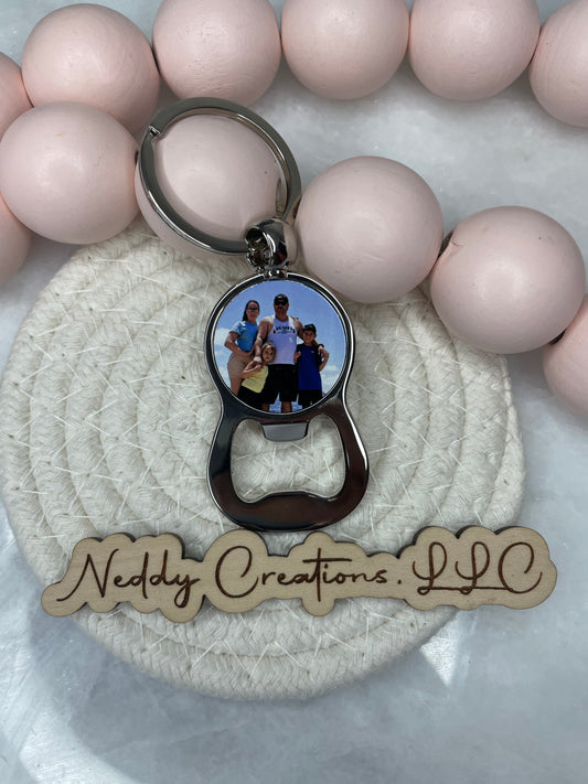 Personalized Bottle Opener Keychain