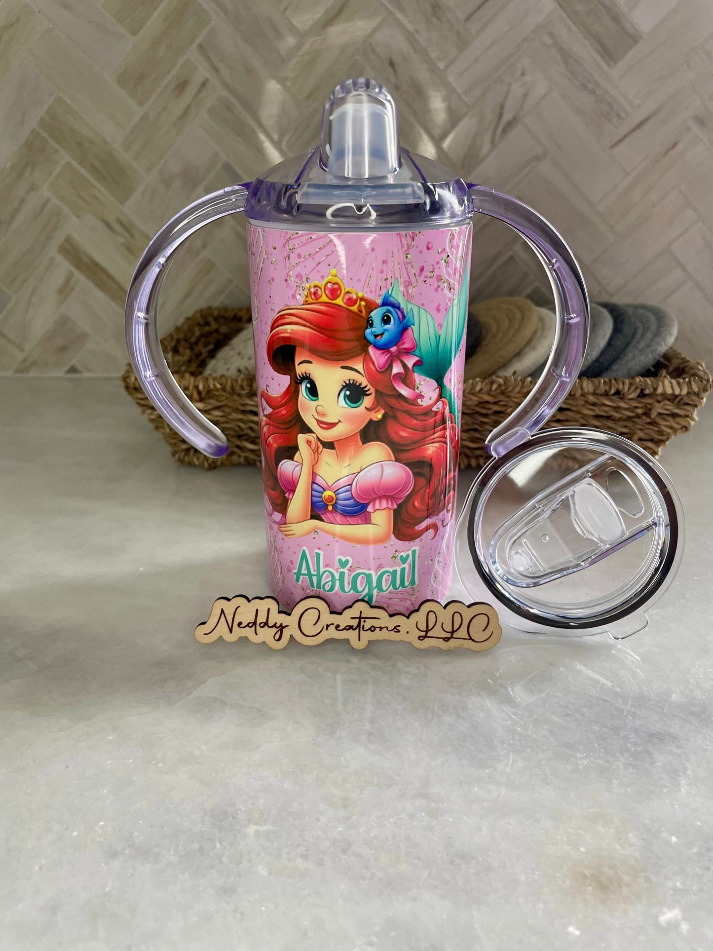 Little Mermaid 2 in 1 Grow With Me Sippy Cup