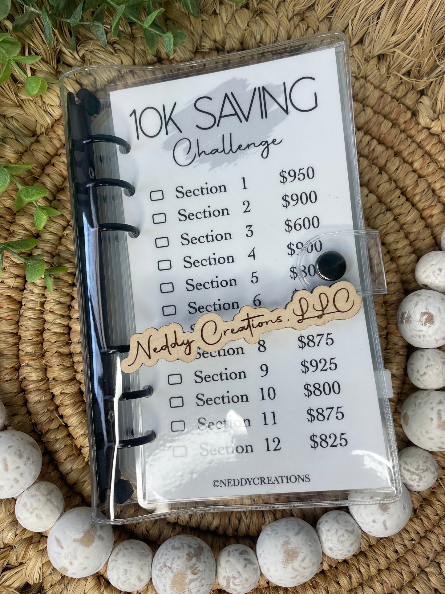 10K Saving Challenge Budget Binder