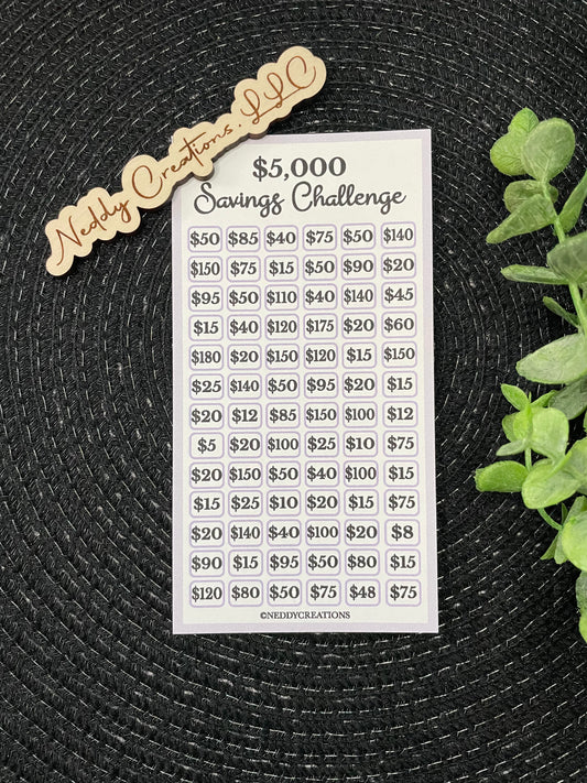 $5,000 Savings Challenge