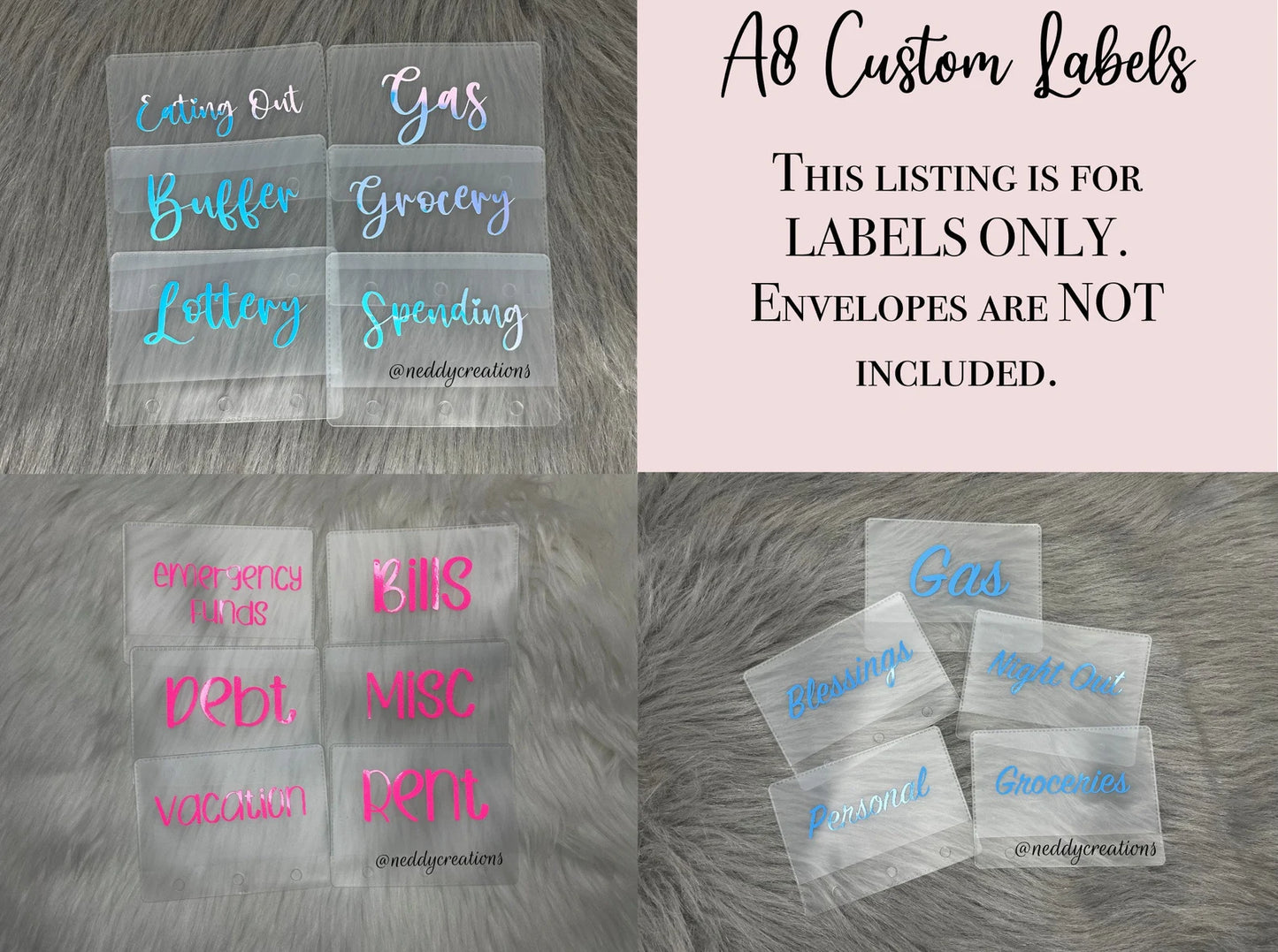 A8 Custom Envelope Label Decal