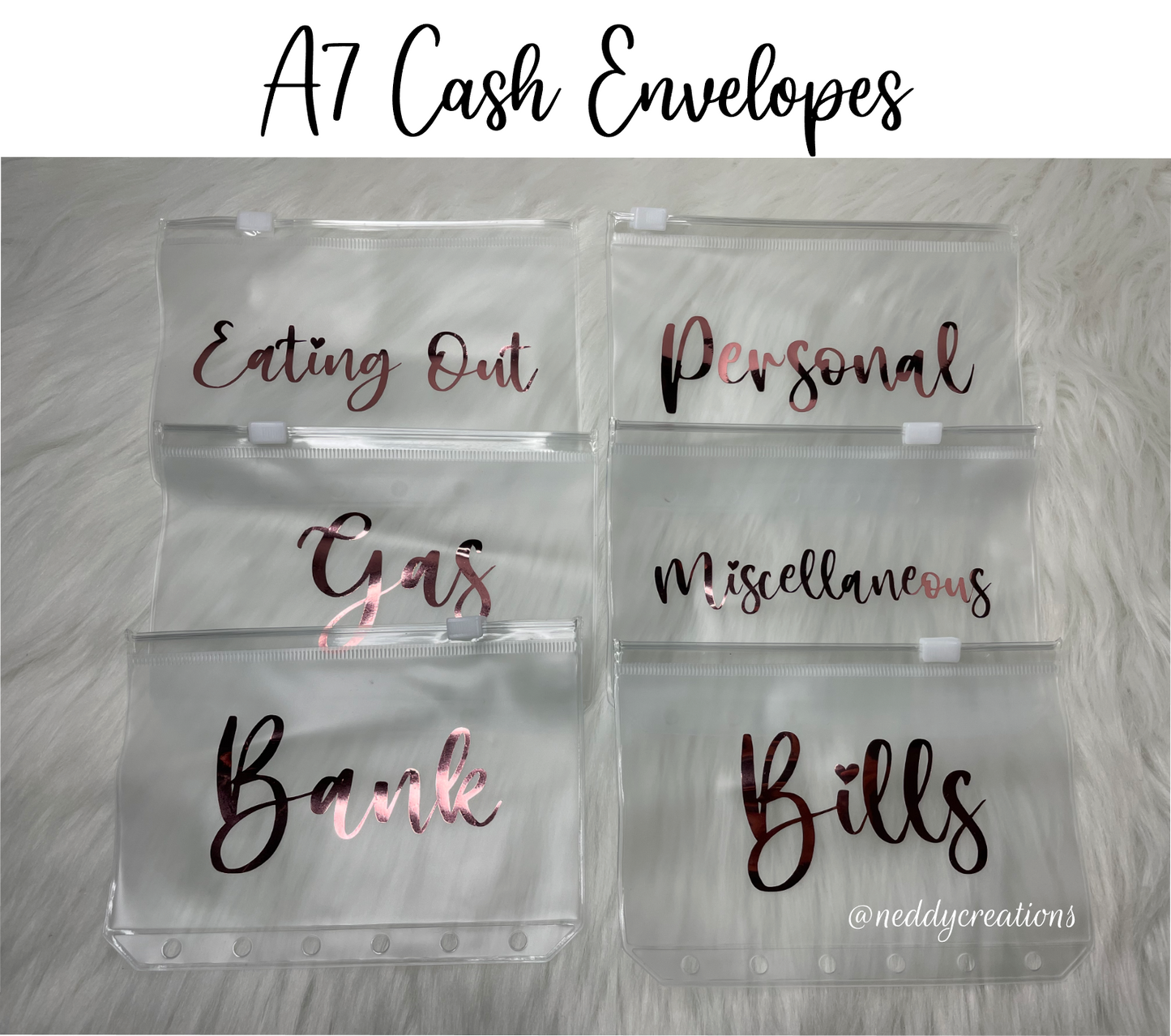 A7 Cash Envelopes