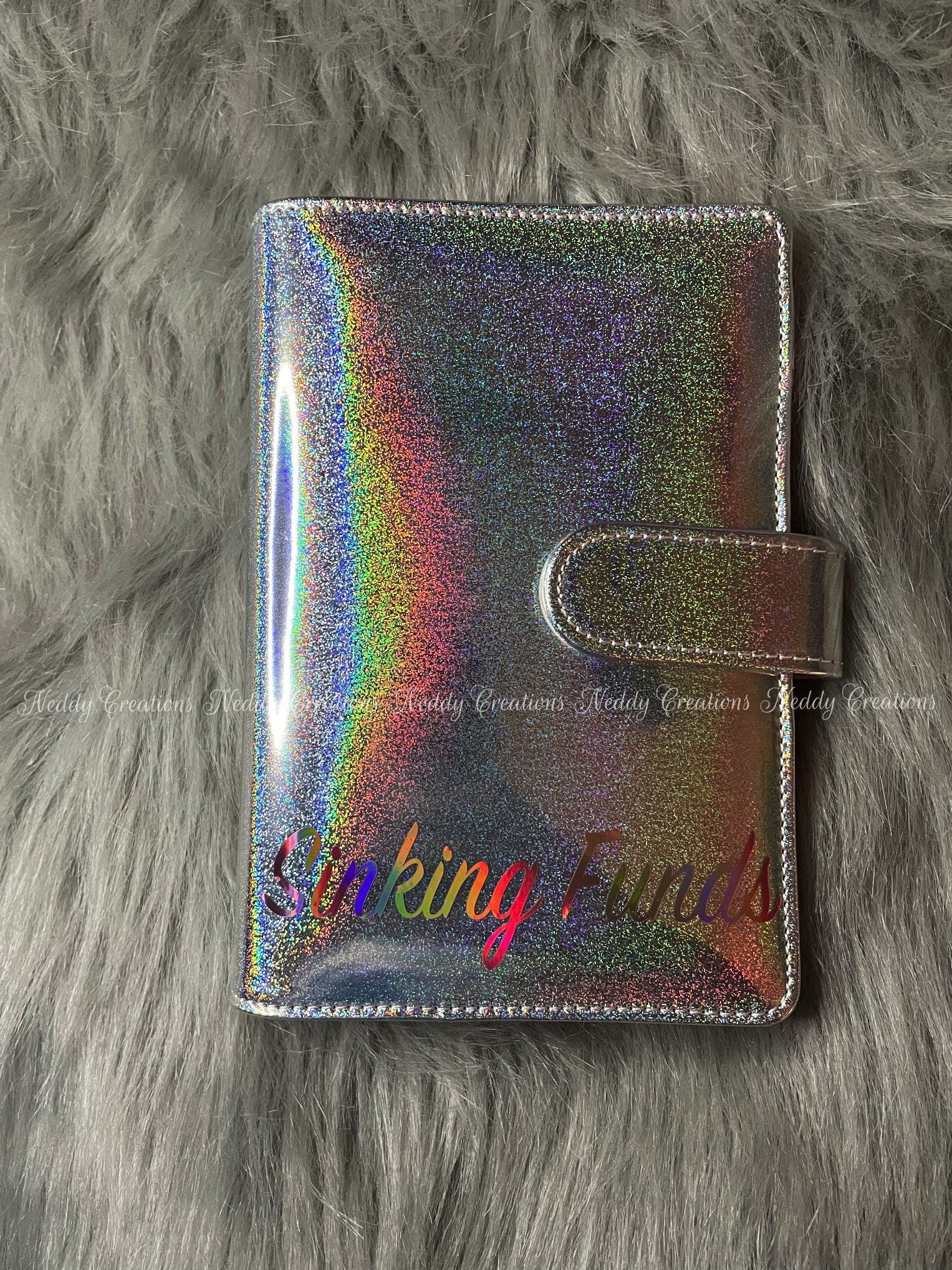 Budget Binder, Money Wallet, A6 Binder, Holographic Glitter Budget Cash Envelope Wallet, Cash Envelop System, Custom Budget Binder, Money