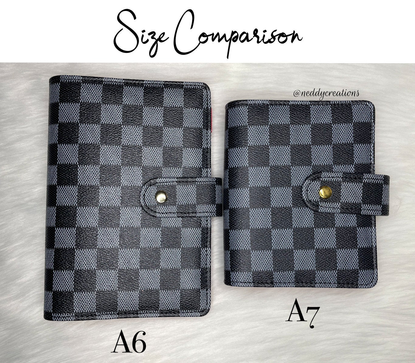 A7 Budget Binder, Luxury Budget Binder, A7 Binder Wallet, Checkered Budget Binder, Budget Cash Envelope, Custom Budget Binder, Mini Binder